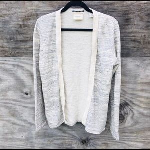 Scotch & Soda Sweater Open Front Cardigan Marled